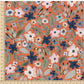 PREORDER - Indigo Floral on Apricot - 0940 - Choose Your Base