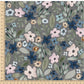 PREORDER - Indigo Floral on Charcoal - 0944 - Choose Your Base
