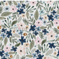PREORDER - Indigo Floral on Fog - 0946 - Choose Your Base