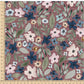 PREORDER - Indigo Floral on Handwoven Texture Mauve - 0951 - Choose Your Base