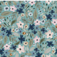 PREORDER - Indigo Floral on Ocean - 0956 - Choose Your Base