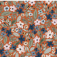 PREORDER - Indigo Floral on Sienna - 0960 - Choose Your Base