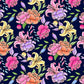 PREORDER - Lucia Floral on Navy - 1038 - Choose Your Base