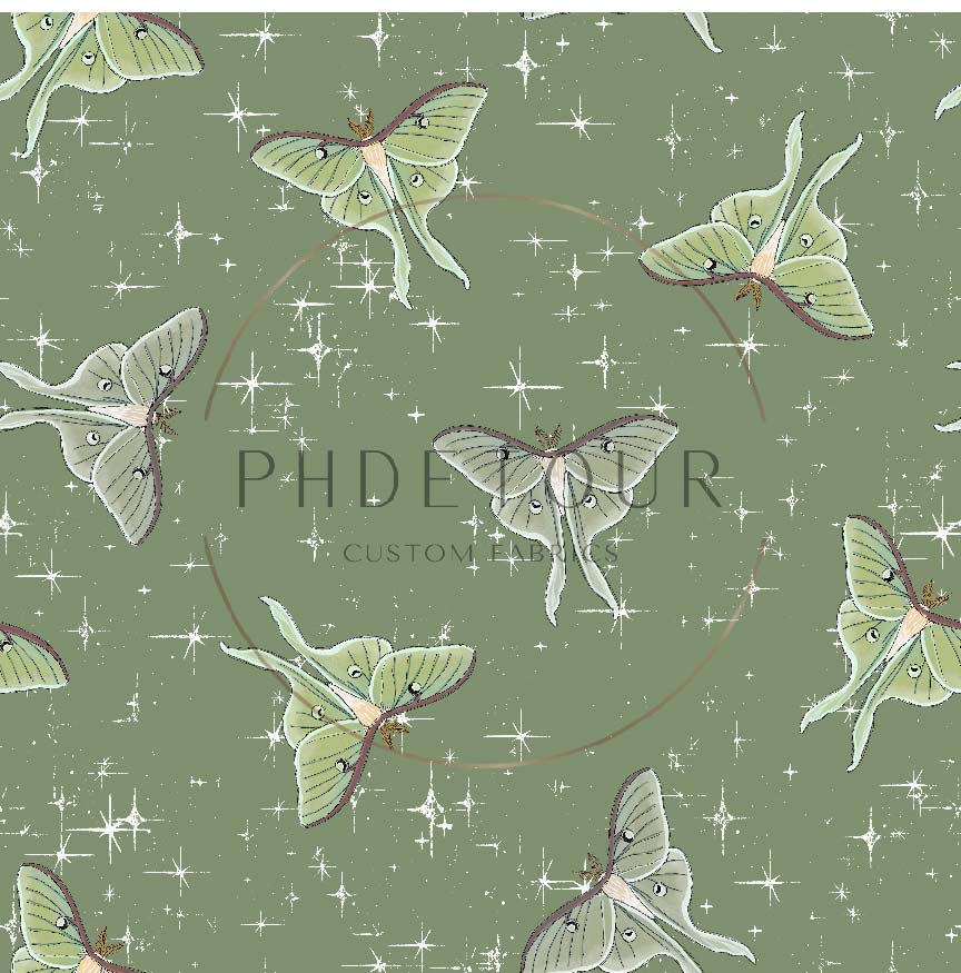 PREORDER - Luna Moths on Artichoke - 1042 - Choose Your Base