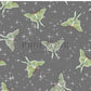 PREORDER - Luna Moths on Charcoal - 1047 - Choose Your Base