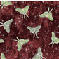 PREORDER - Luna Moths on Grunge Burgundy - 1053 - Choose Your Base