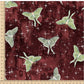 PREORDER - Luna Moths on Grunge Burgundy - 1053 - Choose Your Base