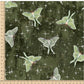 PREORDER - Luna Moths on Grunge Green - 1055 - Choose Your Base