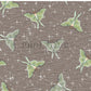 PREORDER - Luna Moths on Handwoven Texture Fossil - 1063 - Choose Your Base