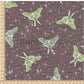 PREORDER - Luna Moths on Handwoven Texture Raisin - 1072 - Choose Your Base