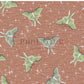 PREORDER - Luna Moths on Handwoven Texture Terra Cotta - 1077 - Choose Your Base
