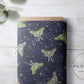 PREORDER - Luna Moths on Herringbone Texture Navy - 1086 - Choose Your Base