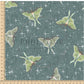 PREORDER - Luna Moths on Herringbone Texture Oasis - 1087 - Choose Your Base