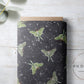 PREORDER - Luna Moths on Herringbone Texture Slate - 1090 - Choose Your Base