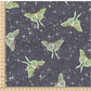 PREORDER - Luna Moths on Herringbone Texture Slate - 1090 - Choose Your Base