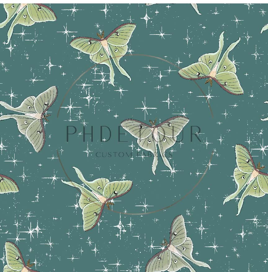 PREORDER - Luna Moths on Oasis - 1100 - Choose Your Base