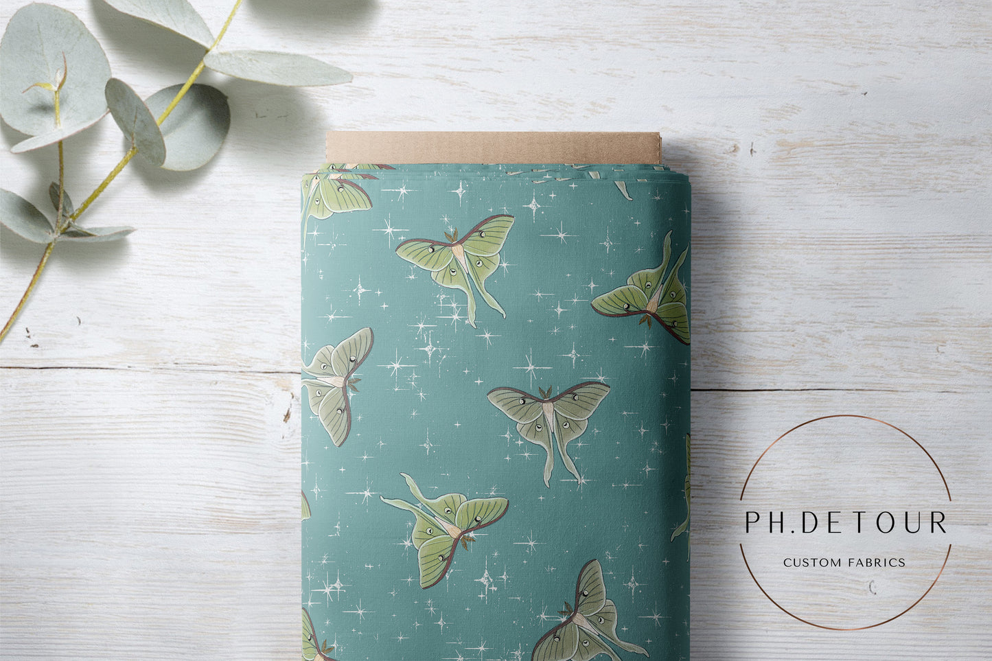 PREORDER - Luna Moths on Ocean - 1101 - Choose Your Base