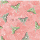 PREORDER - Luna Moths on Watercolor Coral - 1121 - Choose Your Base