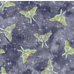 PREORDER - Luna Moths on Watercolor Navy - 1126 - Choose Your Base