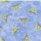 PREORDER - Luna Moths on Watercolor Periwinkle - 1127 - Choose Your Base
