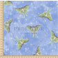 PREORDER - Luna Moths on Watercolor Periwinkle - 1127 - Choose Your Base