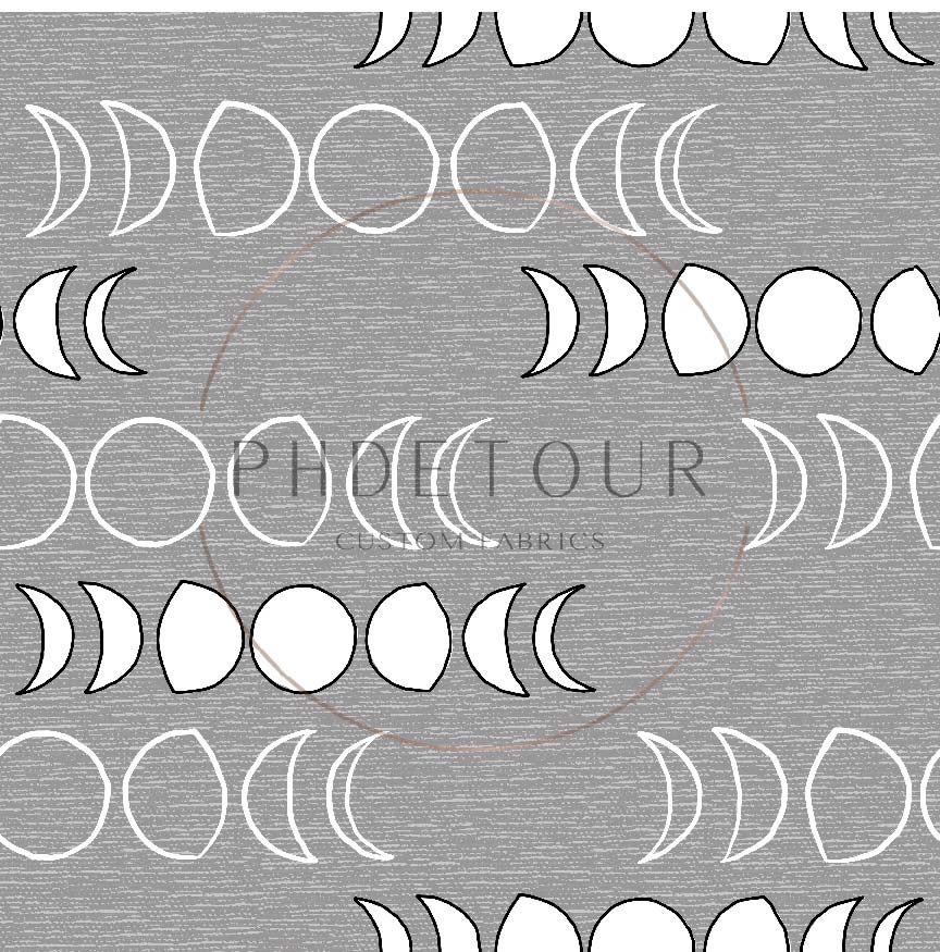 PREORDER - Moons on Handwoven Texture Cement - 1203 - Choose Your Base