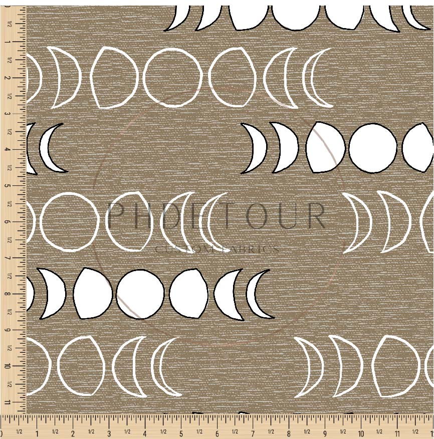 PREORDER - Moons on Handwoven Texture Khaki - 1209 - Choose Your Base