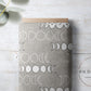PREORDER - Moons on Herringbone Texture Bone - 1231 - Choose Your Base
