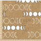 PREORDER - Moons on Herringbone Texture Caramel - 1234 - Choose Your Base