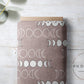 PREORDER - Moons on Herringbone Texture Clay - 1238 - Choose Your Base