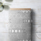 PREORDER - Moons on Herringbone Texture Fog - 1240 - Choose Your Base