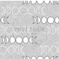 PREORDER - Moons on Herringbone Texture Fog - 1240 - Choose Your Base