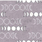 PREORDER - Moons on Herringbone Texture Grey Violet - 1242 - Choose Your Base