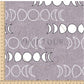 PREORDER - Moons on Herringbone Texture Grey Violet - 1242 - Choose Your Base