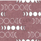 PREORDER - Moons on Herringbone Texture Mauve - 1245 - Choose Your Base