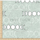 PREORDER - Moons on Herringbone Texture Mint - 1246 - Choose Your Base
