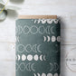 PREORDER - Moons on Herringbone Texture Oasis - 1249 - Choose Your Base
