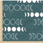 PREORDER - Moons on Herringbone Texture Peacock - 1252 - Choose Your Base