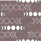 PREORDER - Moons on Herringbone Texture Raisin - 1253 - Choose Your Base