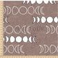 PREORDER - Moons on Herringbone Texture Taupe - 1260 - Choose Your Base
