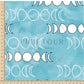 PREORDER - Moons on Watercolor Aqua - 1287 - Choose Your Base