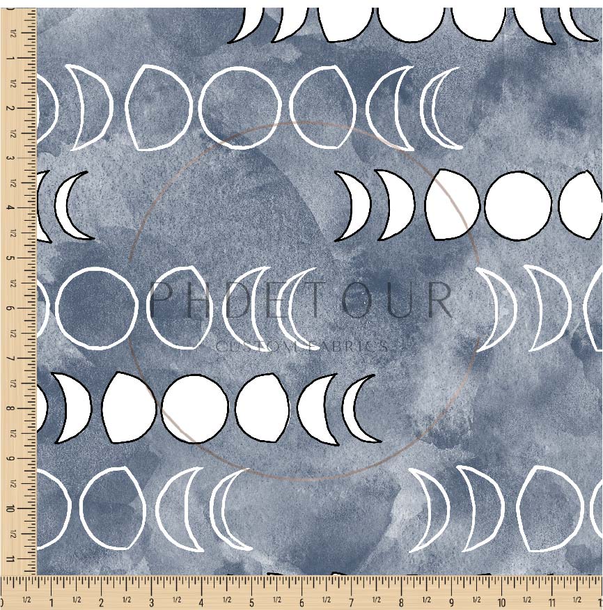 PREORDER - Moons on Watercolor Cadet - 1292 - Choose Your Base