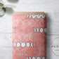 PREORDER - Moons on Watercolor Coral - 1296 - Choose Your Base