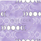 PREORDER - Moons on Watercolor Lilac - 1301 - Choose Your Base