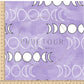 PREORDER - Moons on Watercolor Lilac - 1301 - Choose Your Base