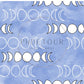 PREORDER - Moons on Watercolor Periwinkle - 1308 - Choose Your Base