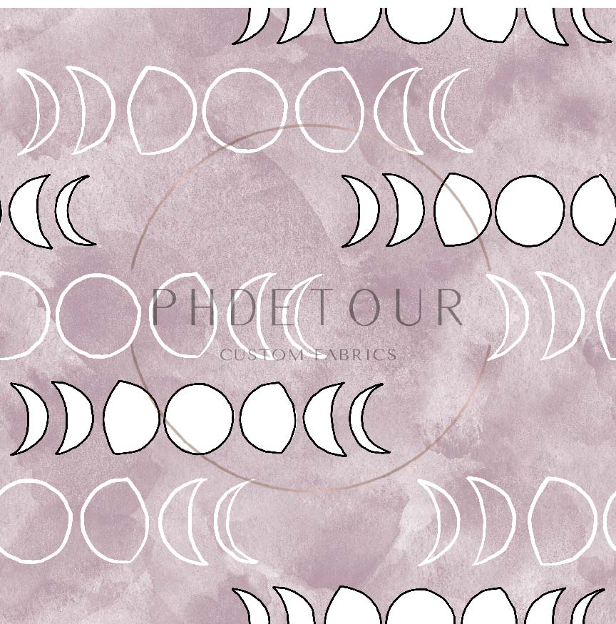PREORDER - Moons on Watercolor Thistle - 1312 - Choose Your Base