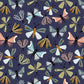 PREORDER - Moths on Navy - 1319 - Choose Your Base