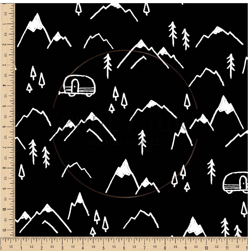 PREORDER - Mountains on Black - 1339 - Choose Your Base