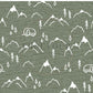 PREORDER - Mountains on Handwoven Texture Artichoke - 1361 - Choose Your Base